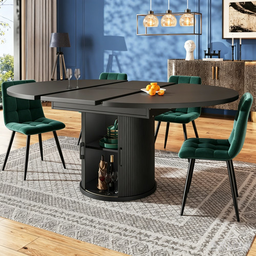 Extendable dining table with - dining,
