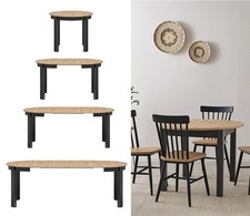 Extendable Round Dining Table