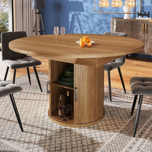 Extendable round dining - round,