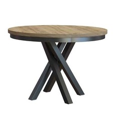 Round Extendable Dining Table