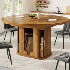 Extendable Dining Table Round