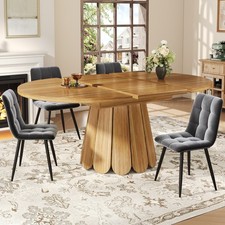 Extendable Round Oval Dining