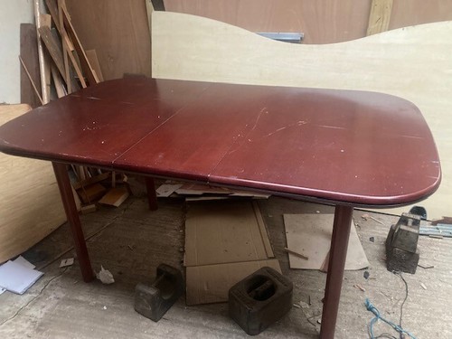 Extending dining table - dining, brown