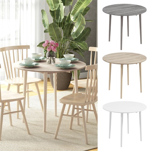 Folding dining table - table,, round