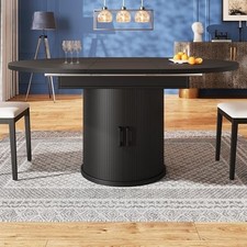 Extendable Round Dining Table